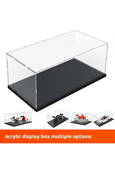 Choice43 H10cm LW11x11cm 60 Large size Clear Acrylic Display Case Dustproof T...