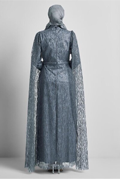 Alvina PUL PAYETLİ ABİYE ELBİSE 50446