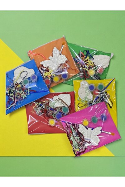 magnocandles 20 adet (Araba+Kelebek+Traktör+Kamyon+Uçak) (Tercih yapılabilir) Boyama Doğum günü Etkinlik set