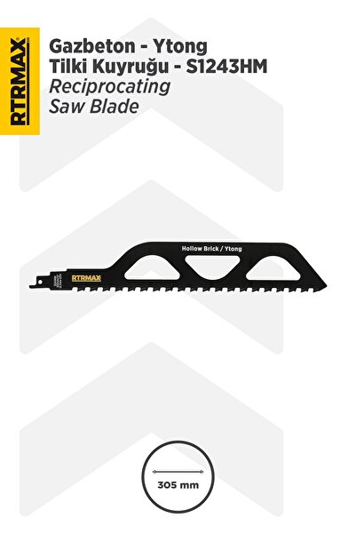Rtrmax RH17673 Gazbeton - Ytong Tilki Kuyruğu - S1243HM Model 305 mm