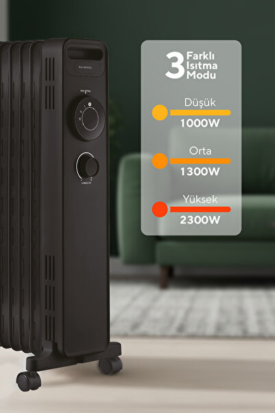 KUMTEL 11 Dilim Siyah Radyatör KUM1230S