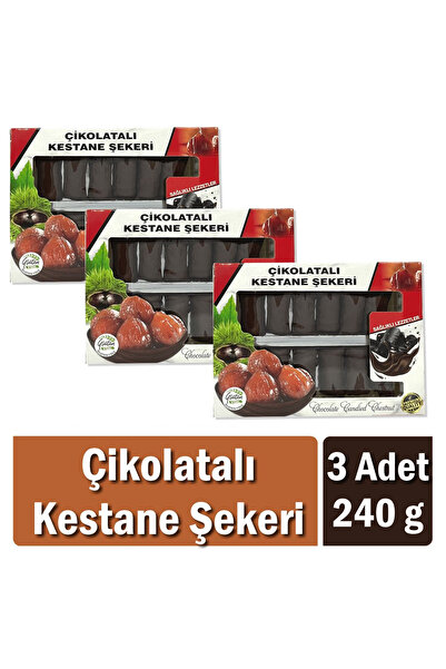 Kibarzade Çikolatalı Kestane Şekeri 240 gr x 3 Adet