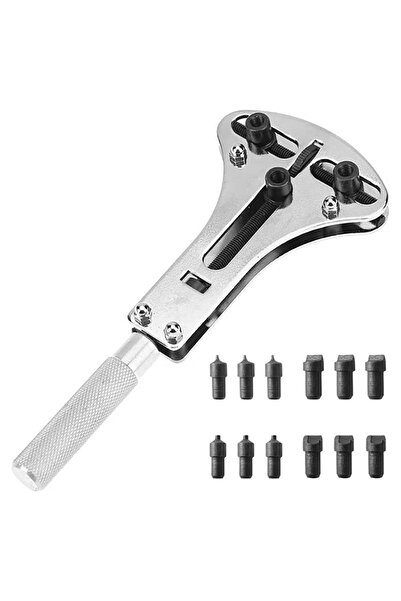 Saatse Büyük Boy 52mm Çelik Saat Arka Kapak Açma Anahtarı Tamir Aparatı