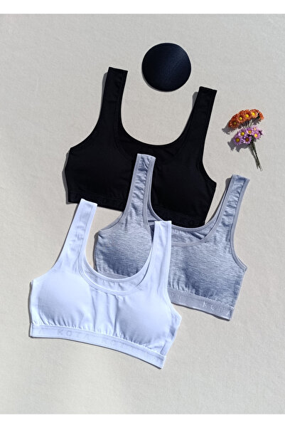 siyalife حمالة صدر رياضية أساسية مكونة من قماش قابل للتمدد قطع مع حشوة قابلة ...