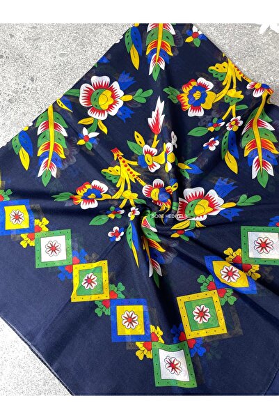 Sobe Hediyelik غطاء رأس تشينجيلكوي باللون الأزرق الداكن – 100×100 مناسب للهدا...