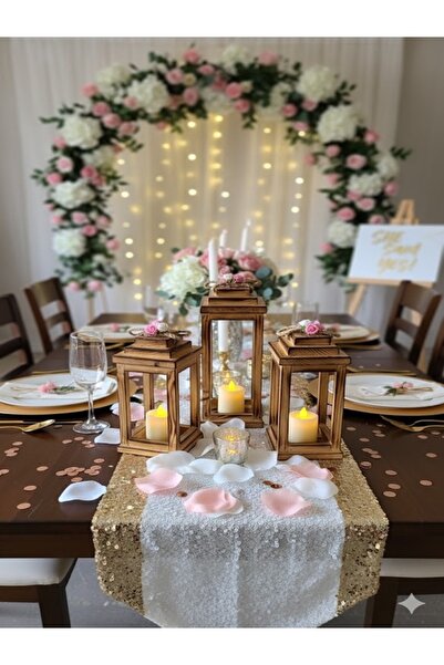 Akinsc Mobilya Dekorasyon Ahşap Dekoratif mumluk