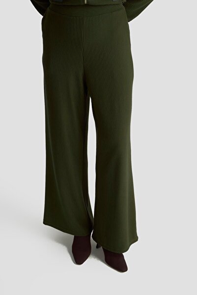 Armine TREND Yeni Sezon Gömlek Yaka Beli Lastikli Tunik Ve Beli Lastikli Cepli Kumaş Pantolon Alt-Üst Takım