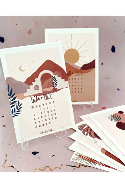 Bikutumutluluk 2026 BOHO DEKOR MASA TAKVİMİ