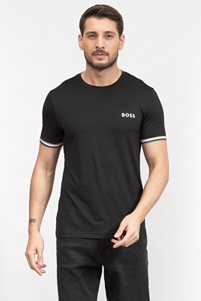 BOSS Mb Erkek Bisiklet Yaka T-Shirt