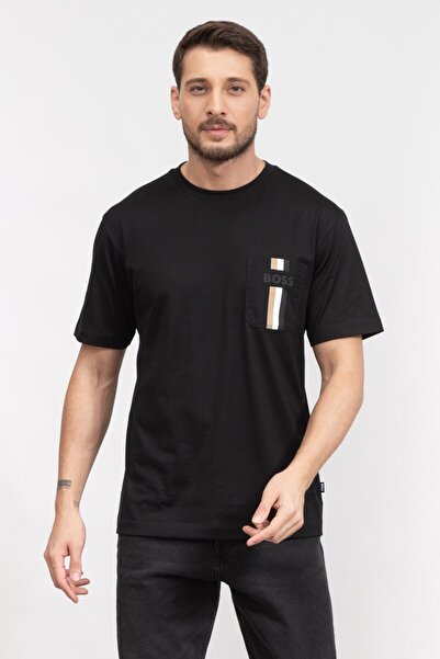 BOSS Tessin Erkek Bisiklet Yaka T-Shirt