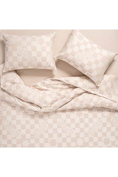 Zsa Zsa Zsu Costa Jakarlı Pamuk Nevresim Takımı 160x220 Cm Natural