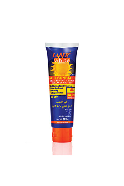 LASER WHITE Blue Collagen Sunscreen Cream SPF 60 - 100 ml