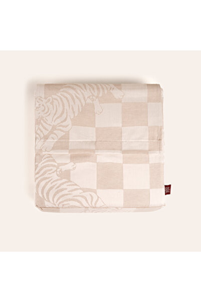 Zsa Zsa Zsu Costa Jakarlı Kıng Sıze Pamuk Nevresim Takımı 240x220 Cm Natural