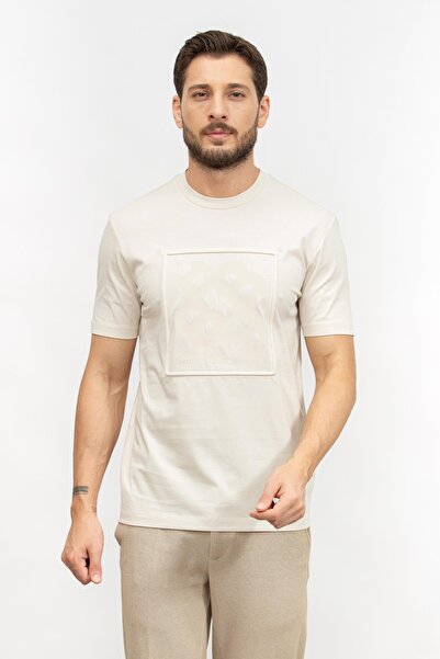 BOSS Erkek Örme Kumaş Normal Kesim 131 T-Shirt 50523380-131