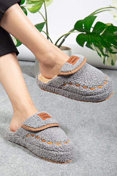 Jackers Women's Patterned Plush Non-Slip Lightweight Sole Furry Slippers Dowry Bundle House Slippers