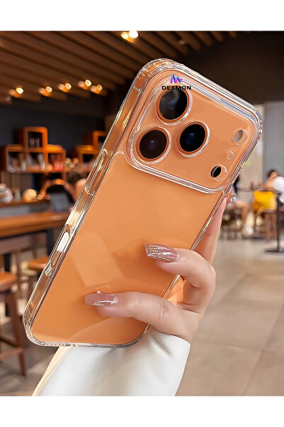 Dexmon iPhone 17 PRO MAX Uyumlu Kamera Korumalı Şeffaf Esnek Silikon Kılıf