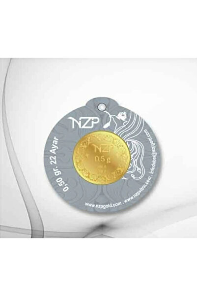 ALTUNGOLD 1 Adet 0.50 Gram 22 Ayar Altın (yarım Gram Altın)