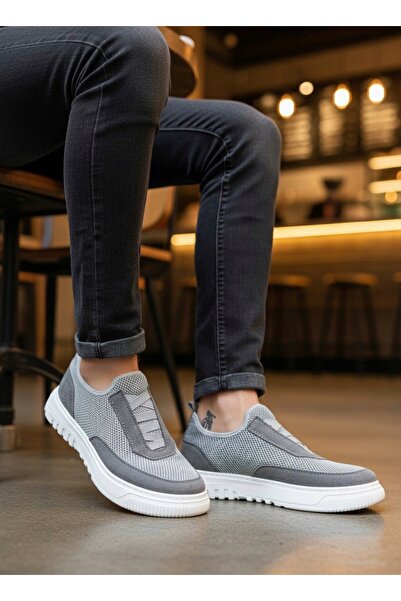 BOA BA0911 Спеціальний трикотажний шкіряний пил Детальний сірий повсякденний спортивний взуття