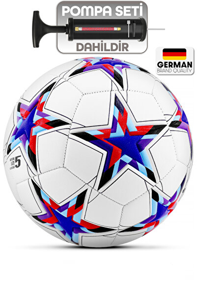 Telvesse Pro Futbol Topu 2025 Maestro Şampiyonlar Ligi Pompalı Sert Zemin Hal...