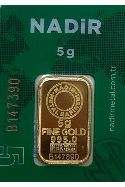 İar Nadir Gold veya 5 gr 995 24 Ayar Külçe Altın