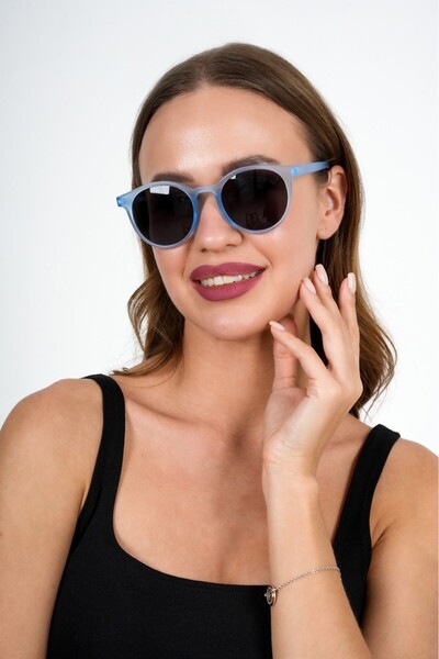 JULIANO 2018 Blue Round Juliano Sunglasses
