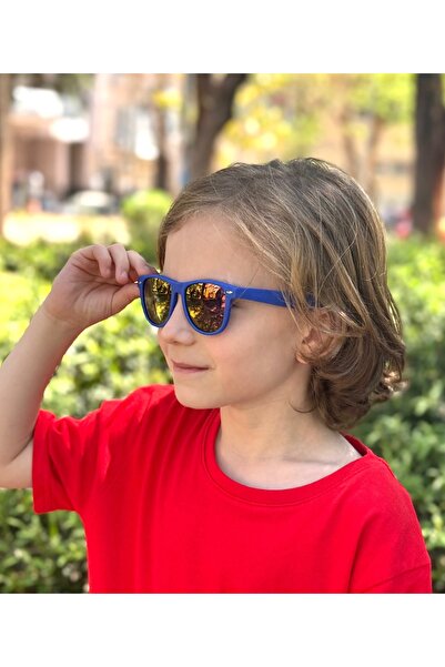 Polo Exchange WAYFARER BLUE/PURPLE MIRROR Polo Exchange Children's Glasses