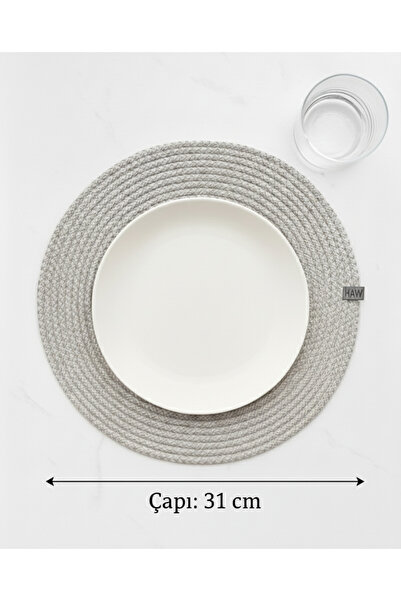 GörSeç 6 штук американських сервісних бігунів, плетені підставки під тарілки, весільний набір, плетені з бамбука, не горючі