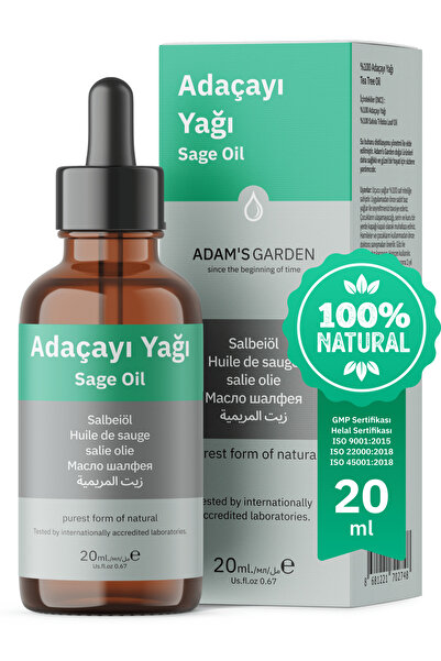 Adam's Garden Adaçayı Yağı %100 Saf 20ml