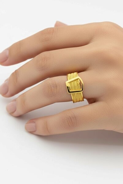 Çgk Çiğdem Gürel Kuyumculuk 22 Ayar Renk Hasır Altın Yüzük