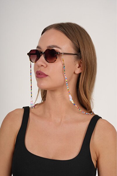 JULIANO Colorful Love Sand Bead Glasses Chain - Necklace - Bracelet