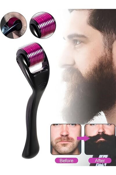 COZY SENSE Roller Saç Çıkarma Cihazı Saç Masaj Aleti Dermapen Kozmetik Dermaroller 540 İğneli Cilt Bakımı