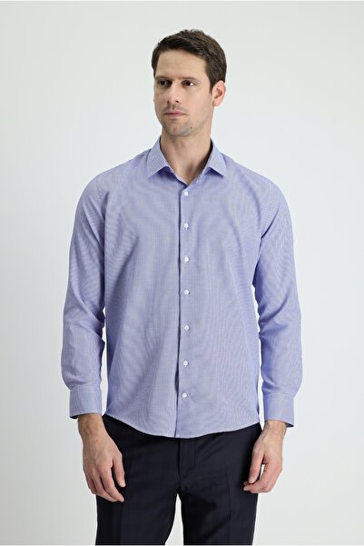 Kiğılı Cămașă cu mânecă lungă, slim fit, cu model clasic, din bumbac, ușor de călcat