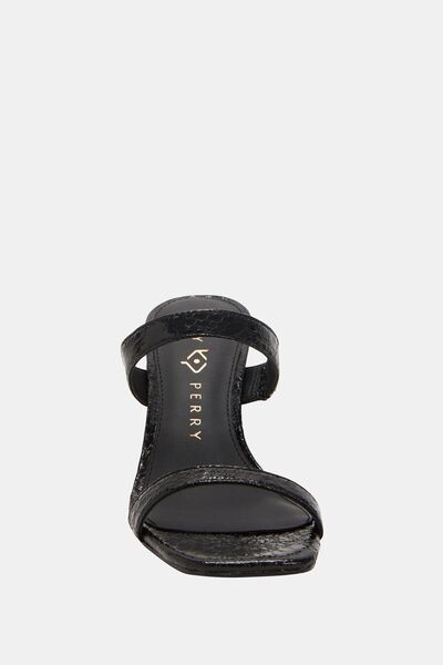 Katy Perry Women's Black Hollow Heeled Slippers