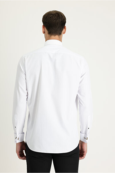 Kiğılı Μακρυμάνικο γιακά άλογο Κλασικό βαμβακερό πουκάμισο εύκολο στο σιδέρωμα