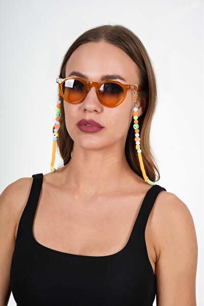 JULIANO Fimo Oranje Glasses Chain - Necklace - Bracelet