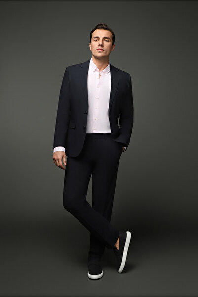 Kiğılı Slim Fit Dar Kesim Klasik Takım Elbise