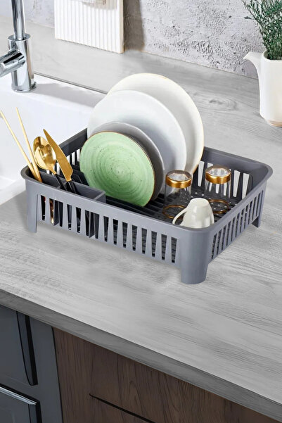Trend Maison Çok Amaçlı Plastik Bulaşıklık Tabaklık, Kaşıklık, Bardaklık Tezg...