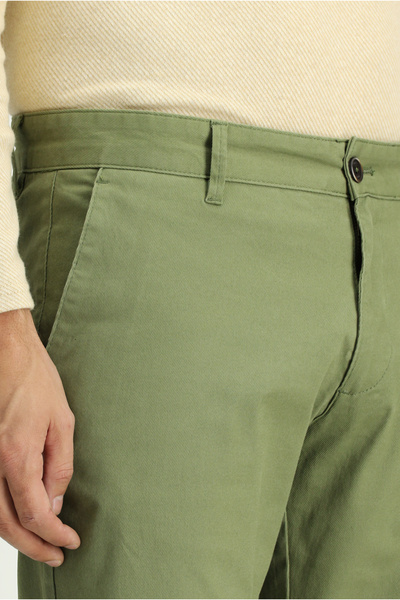 Kiğılı Slim Fit Slim Fit Καμβάς Lycra / Παντελόνι Chino