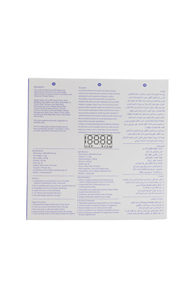 zidmed Smart Scale for Fat Measurement with WiFi - 257