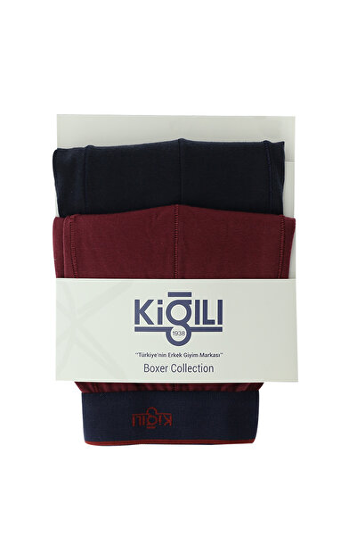 Kiğılı Σετ μπόξερ από βαμβακερό μονό ζέρσεϊ 2 τεμαχίων