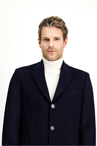 Kiğılı Yünlü Klasik Kaban