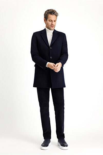 Kiğılı Yünlü Klasik Kaban