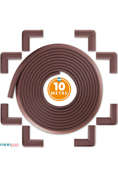 Miningaa 3m Стрічка Подарунок 10 метрів 10 штук Чорно-фіолетовий колір Кутовий захист Гнучкий і м'який гумовий захист країв