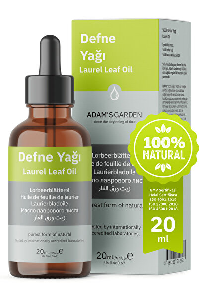 Adam's Garden Defne Yağı %100 Saf 20 ml