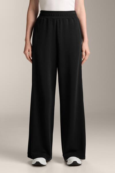 Oysho Yumuşak dokulu çıtçıtlı modal wide leg pantolon