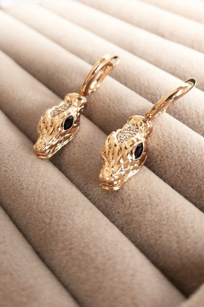 Tasarım Trend Yılan Küpe Paslanmaz Çelik