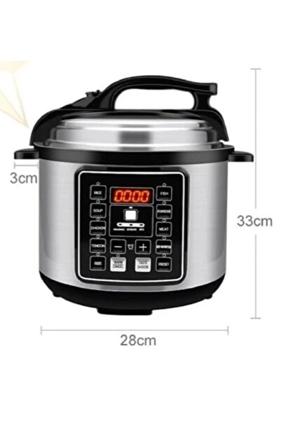 Silver Crest 10 In 1 Electric Pressure Cooker Instant Programmable Smart Pot 1050 Watts Rice Cooker