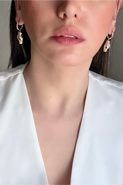 Tasarım Trend Yılan Küpe Paslanmaz Çelik