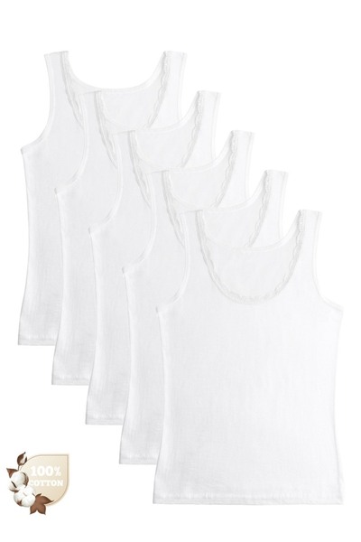 Donella 5-Piece Girls' Undershirt 4942