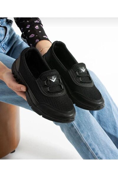 KANTEX Sneaker Spor Ayakkabısı Konforlu Hava Alan Esnek Kaliteli Bağcıklı Ortapedik Kullanışlı034-